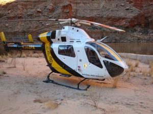 medical helicopter evacuation grand canyon