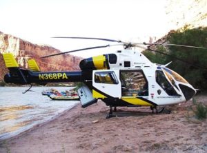 medical helicopter evacuation