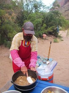 Making Cookies at Camp in a Dutch Oven